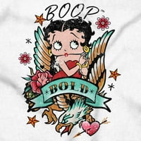 Betty Boop Bood Bold Eagle Rose Tattoo Hoodie dukserice Žene Brisco Brends S