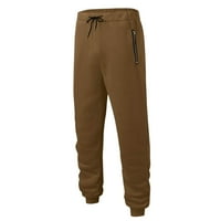 Kayannuo casual pantalone za muškarce čišćenje muške hlače Solidne boje muški stil labavi patentni zatvarač