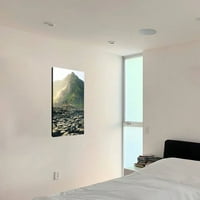 Panel set Platno Zidna umjetnost bez uokvirenog, stjenovita cesta u planinskoj umjetnosti zamotane umjetnosti kuće uređenje kuće za dnevni boravak, spavaću sobu, ured