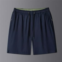 Muške plažne kratke hlače Čvrsta boja elastična struka ugrađenu brzom sušenjem kratkih hlača sa pet