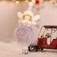Farfi Božićne lutke Xmas Tree Desktop Dekoracija prozora Dječji pokloni Domaći dekor