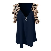 Bluze s kratkim rukavima za žene Dressy vrhovi za žene za večernje zabave dame čipke hladnog ramena