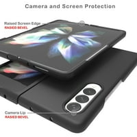 Prote futrola dizajnirana za Samsung Galaxy Z Fold Case Solid Crna