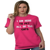 Ovdje sam da ljubimci sve mačke muške grafičke majice majice ties brisco brendovi s