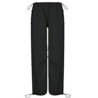 Akiigool pantalone za žene Radne ležerne ženske ženske haljine hlače Strechy ravne noge radne hlače