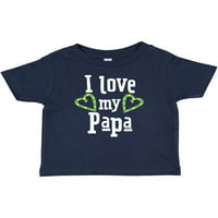 Inktastic Volim svoj papa- srca poklon baby boy ili majica za bebe