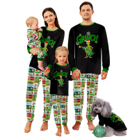 Noćna mora prije božićnih pidžama otporne na plamen Ispiši slatku pidžamu za odrasle djece dječjeg psa
