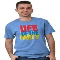Život zabave Zabava piti partijsku partiju Muška grafička majica Tees Brisco Marke L