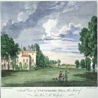 Walpole Home, 1775. Nstrawberry Hill, prebivalište Horace Walpole, četvrtog grofa Orforda (1717