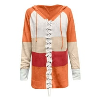 Kardigan džemperi za žene, klasični dugi rukav mekani pletenje srednje duljine lagane lagane otvorene