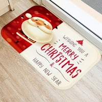 Crveni božićni snjegović uzorak 40 * Kuhinjski ulaz prostirke za vrata CORAL baršun tepih do vrata u