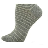 Sierra Socks ženski prugasti pamučni par ili čarape