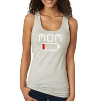 Xtrafly odjeća ženska mama mama baterija nisko smiješna supruga majčin dan poklon trkačkim trkačkim