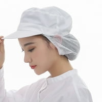 Jiaroswwei Chef Hat Solid Boja pamučna mreža za čišćenje konobara Kuhinjska kapa za kuhanje
