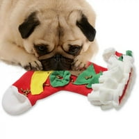 Clearsance Pet Božićne čarape mogu snifnuti igračke za njuškanje pse Igračke za pse plišane igračke