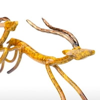 Skoči antilope SaOOTCHER Gvozdena skulptura zanat za izradu metalne životinjske skulpture
