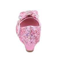 Mishuowoti Kids Girls Pearl Bling Bowknot Single Princess cipele Sandale