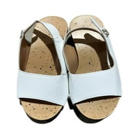 ROTOSW Ženske haljine Sandale sandale sa sandale za pete gležnjeve Slingback cipele Comfort Heels Summer