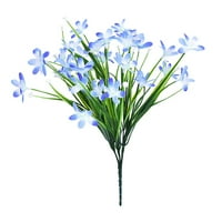 Wofedyo Umjetna cvijeća Daisy Wildflowers Zatvoreni vanjski vrtni Cvijeće Jesen Dekor Sob Decor Plave