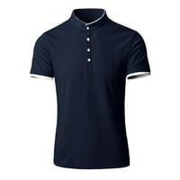 Polo T majice za muškarce Modni povremeni sportovi Solid Collor postolje Ogrlica za blube Teniski majice