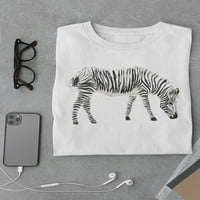 Bočni pogled na majicu zebre-majica -image by shutterstock, muški x-veliki