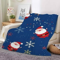 Božićna baka za božić pogodna je za sofe, sofe i krevete, super meke deke i tople deke, udobne, plišane,