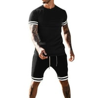 Paptzroi ljetni patchwork muške majice rukavska plaža i setovi kratke hlače Hlače Muška odijela i setovi