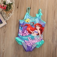 Dječje djece Dječje djevojke Kupanje Tankini bikini kupaće kostime Little Mermaid kostim slatki ruffle
