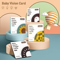 Anvazise Baby Education Flashcards Mini okrugli crveni sadržaj Udobno Grip višenamjenski predškolski