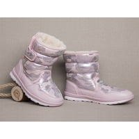 Ymiytan ženske muške zimske čizme Mid CALF čizme za snijeg Plish obložene tople cipele vanjska prozračna fau krzno ružičasta 11c
