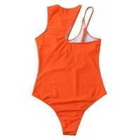 Ženski jedno kupaći kostim Tummy Control Halter Hollow Crt Batting odijelo prednje kostimi kupaći kostimi