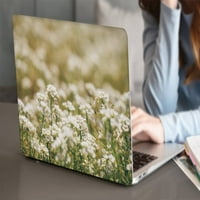 Kaishek Tvrtka za školjku samo za MacBook Pro 15 bez dodira bez USB-C CD-ROM-a + crni poklopac tipkovnice: cvijet 0618