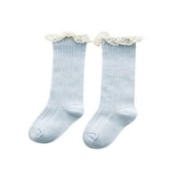 Mialeoley dječje čipke čarape jednobojne slobodno vrijeme Uklanjene čarape za meke cijevi