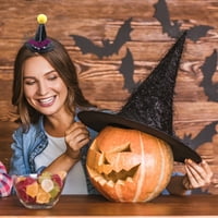 DCoolmoogl Mala Halloween Witch Hat Retro Mini TOP HAT kose klip za kosu Dekorativni poklopac za kosu