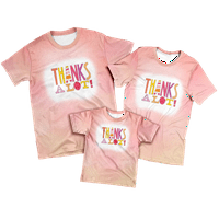 Mama Love uzorak Ljetna modna majica kratki rukav Cartoon Casual Top Dječja majica odjeća 3- godina