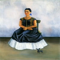 Frida Kahlo - Itzcuintli pas sa mnom - platna ili štampana zidna umjetnost