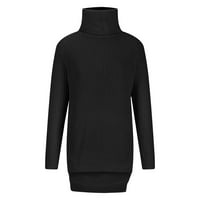 Viikei Womens Dukseri Cardigan džemperi za žene Plus veličine modne žene čvrste dugih rukava policajca