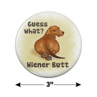Pogodite koji Wiener Butt backshund smiješan kuhinjski kuhinjski hladnjak s blokiračem magnet