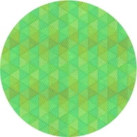 AHGLY Stroj za upotrebu u zatvorenom okruglom rublicom tranzicijske prostirke zelene površine, 8 'krug