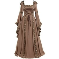 Sunvit, ljetna dugačka haljina-ženska vintage keltska srednjovjekovna podna duljina renesanse Gothic