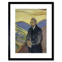 Edvard Munch Friederich Nietzsche slikarska umjetnička djela uokvirena zidna umjetnička ispisa