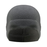 Vanjska kapa od runa, puna boja debela dodatna toplo jednostavan stil Unise Sports Zimska termalna beska šešira