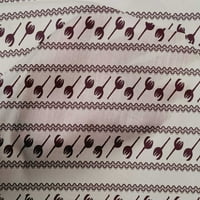 Onuone pamuk poplin maroon tkanina cvjetna blok DIY odjeća za pretežanje tkanine tkanine od dvorišta E