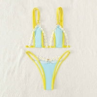 Tking Fashion Ženski kupaći kupaći kostimi zasebne bikini sa grudnjacima bez čelika kupaći kostim kupaćim