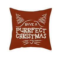 Zeceeuar Božićni ukrasi unutarnji vanjski na klirensu, božićno slovo uzorak kauč na razvlačenje navlaka za uređenje kofer jastuka