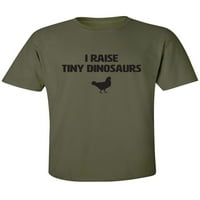 Povećajte malene dinosauruse za odrasle majicu kratkih rukava