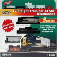 KATO 106-6273-DCC N Santa Fe F Freight Train Set w o track DCC
