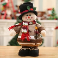 Kripyery Christmas Decor Decor Doll Fino izrada Lijepo lagana mekana sa zvonom Xmas Dekoracije Santa