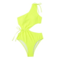Plus kupaćim kostima Ženski čišćenje Žene Jednodijelni kupaći kostimi za kostimu u obliku valnog kostimu