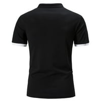 Wozhidase Crna T majice za muškarce Proljeće i ljetni slobodno vrijeme Sportske taktike Wicking pamuk